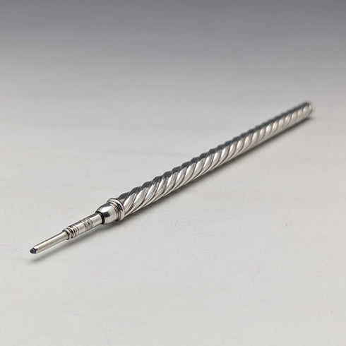 1886 British antique pure silver mechanical pencil, Lucas&Co